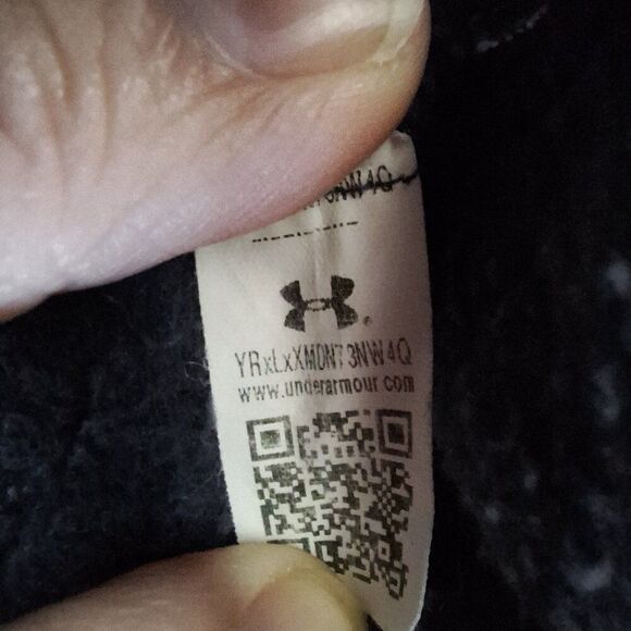 Under Armour UA Women's Dusty Blue Hoodie Sweatshirt Size Small Preowned - Picture 4 of 8